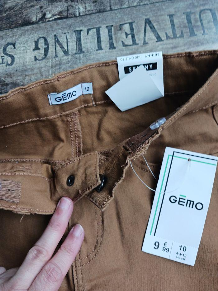 Pantalon jeans camel - photo numéro 3