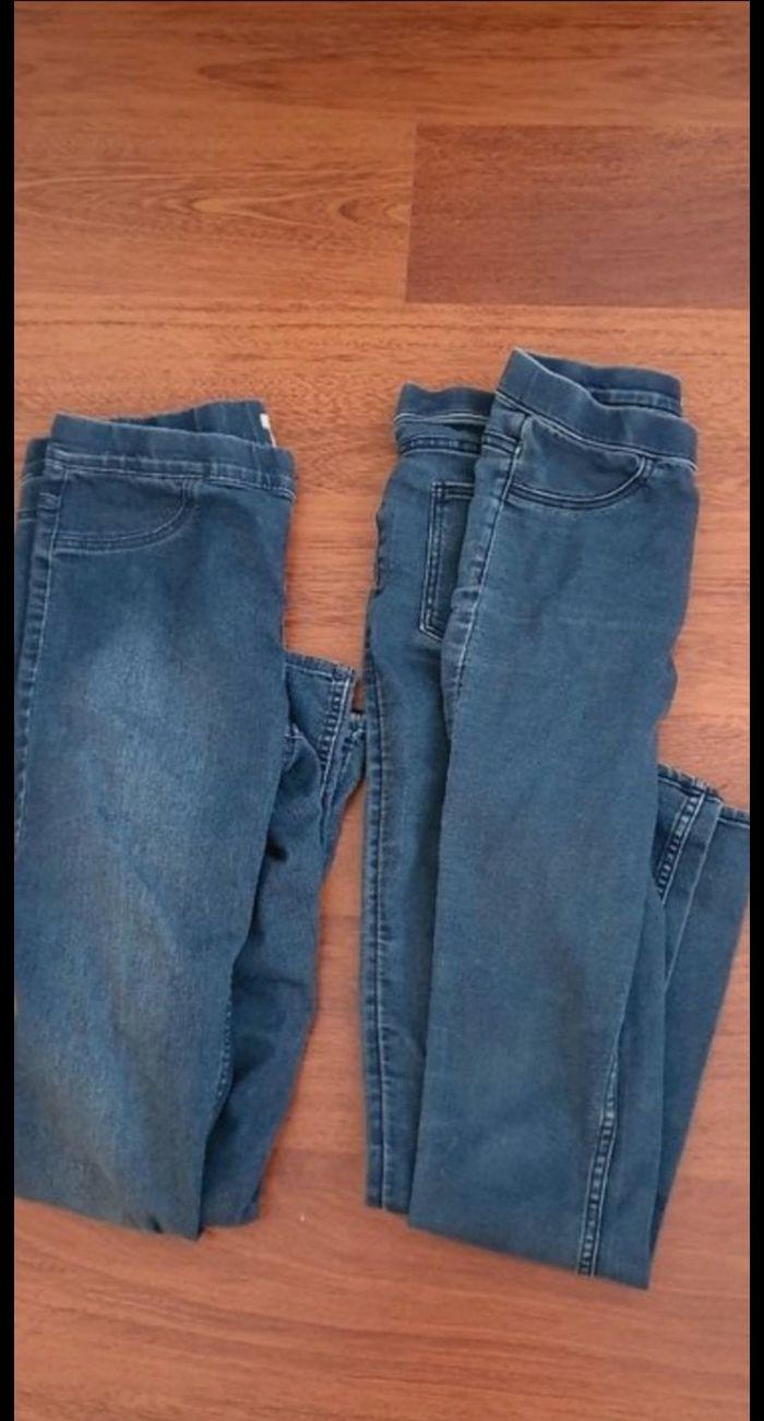 2 jean de grossesse  H&M taille 38 - photo numéro 1