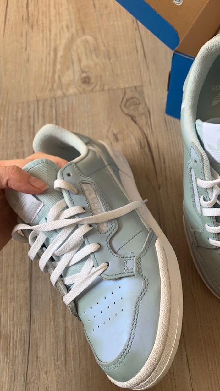 Baskets Adidas continental bleues - photo numéro 3