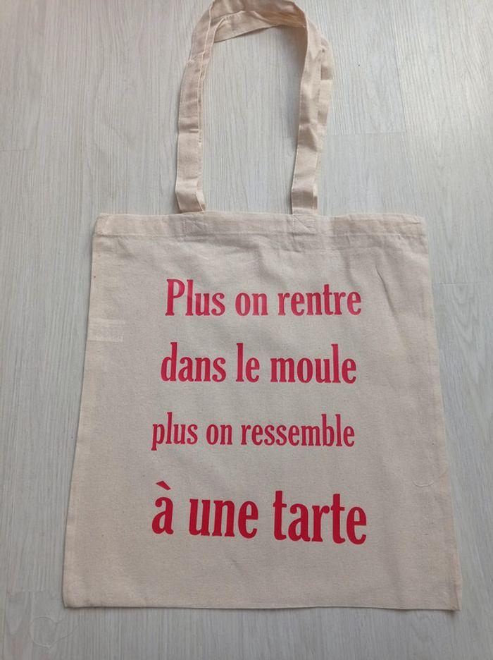 Sac tote bag texte humour - photo numéro 5