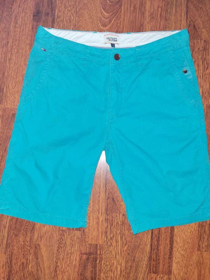 Short tommy hilfiger turquoise - photo numéro 1