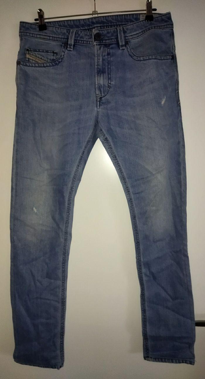 Jean diesel thavar w32 l32 bleu clair - photo numéro 1