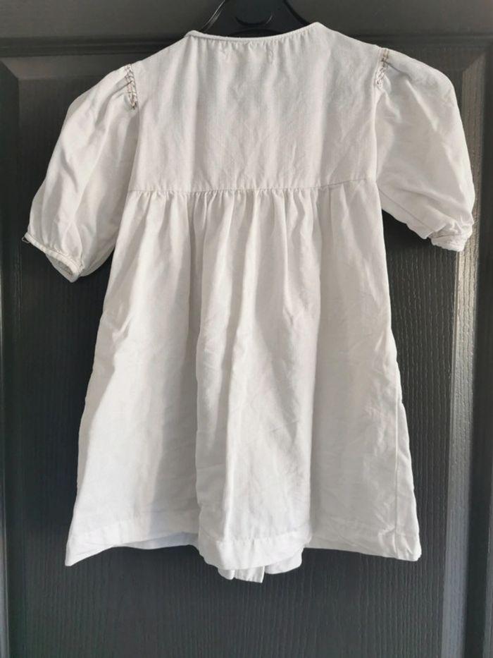 Robe blanche Zara taille 5 ans cérémonie mariage demoiselle d'honneur baptême fête - photo numéro 5