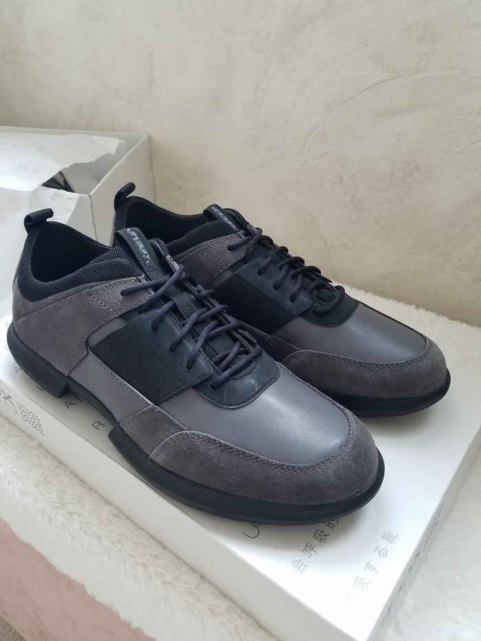 Baskets homme Geox t 39 en cuir nubuck Neuf - photo numéro 10