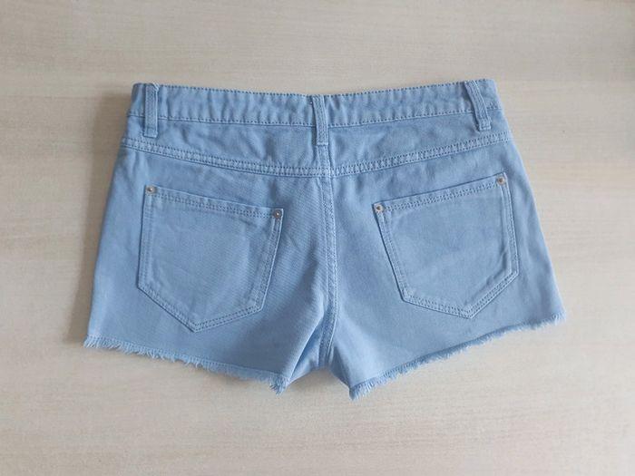 Short en jean bleu pastel - Jennyfer - Taille 34 - photo numéro 3