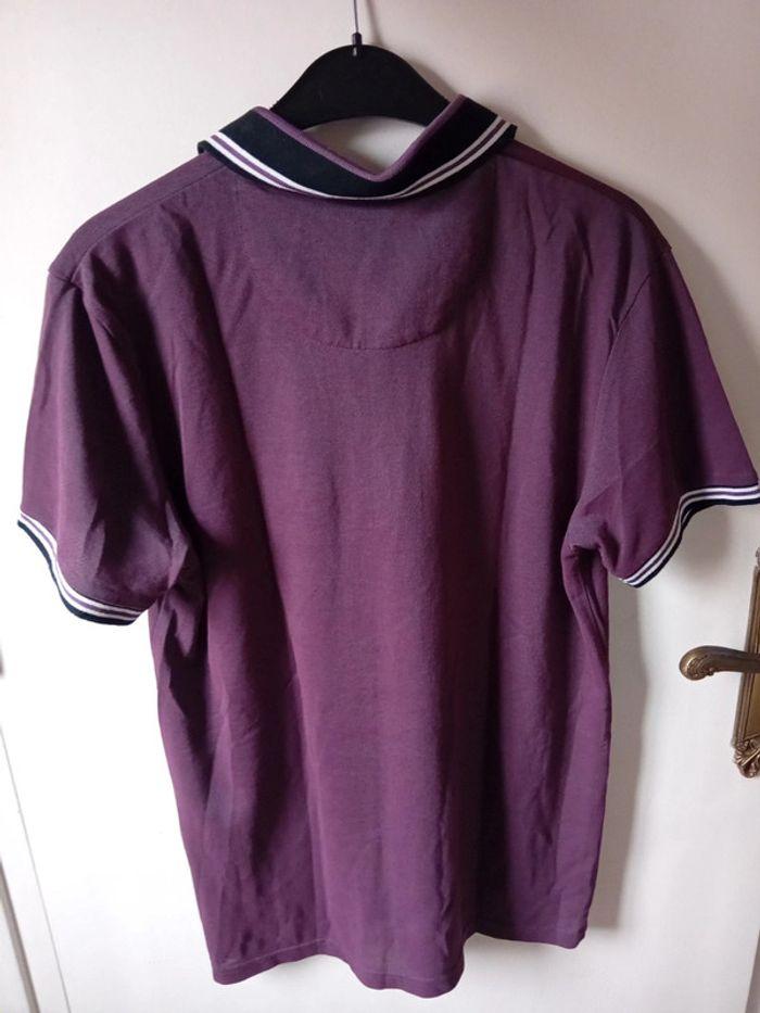 Polo celio taille L violet avec reflet - photo numéro 3