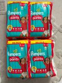 Lot de 4 paquets de couches Pampers taille 5