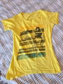 Tee shirt jaune 38