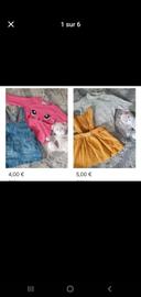 Gros lot vetements bébé fille 6 mois