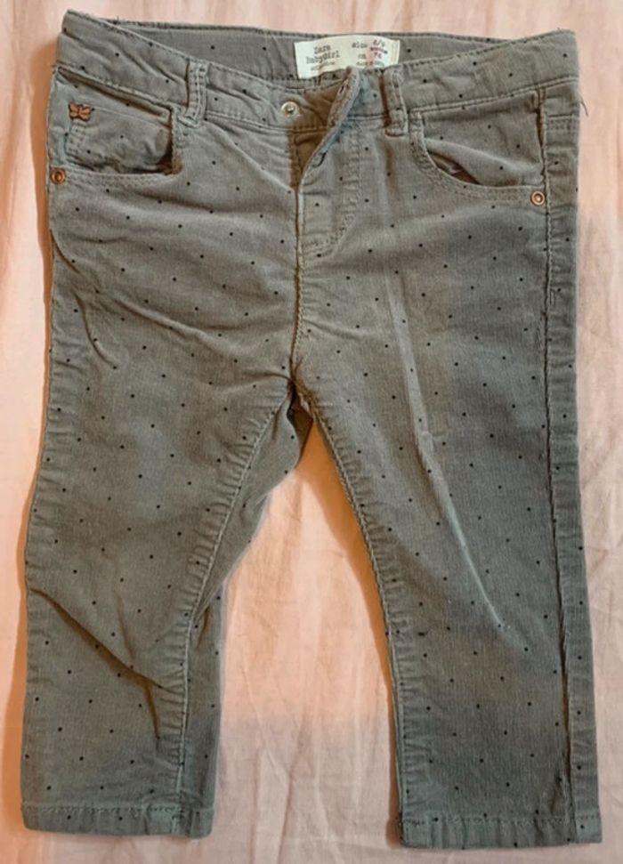 🛑jeans Zara 6/9 mois fille 🛑 - photo numéro 1