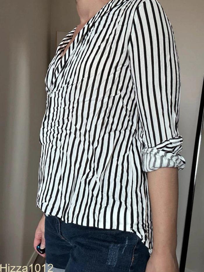 Blouse noire et blanche taille 38 💖 - photo numéro 7