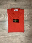 Pull Stone Island orange en col V