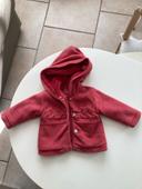 Joli Gilet doudoune avec capuche 6-12 mois