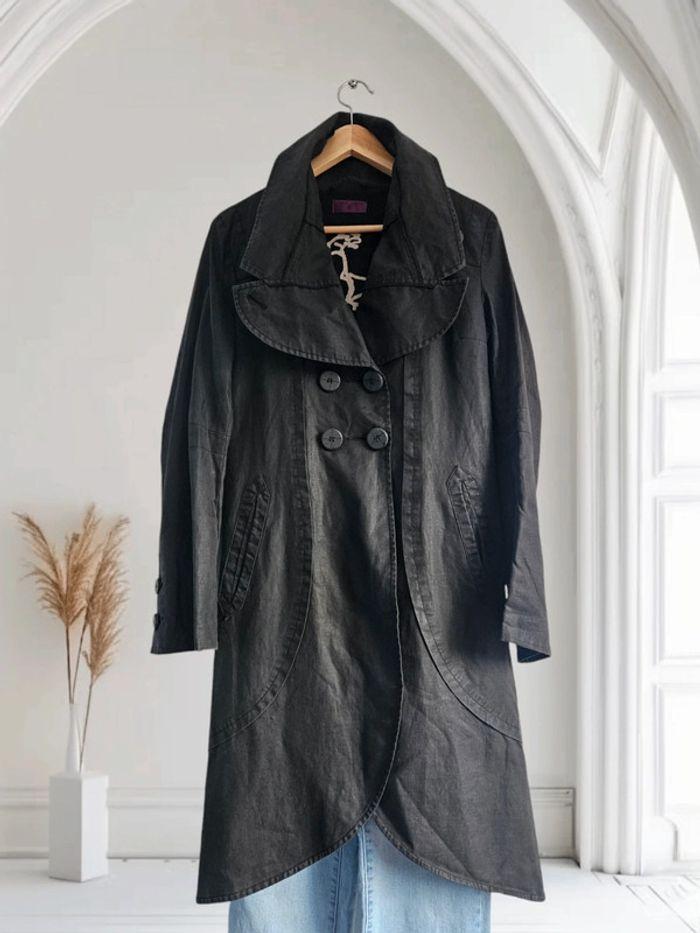 Imperméable noir long - One Step - photo numéro 4