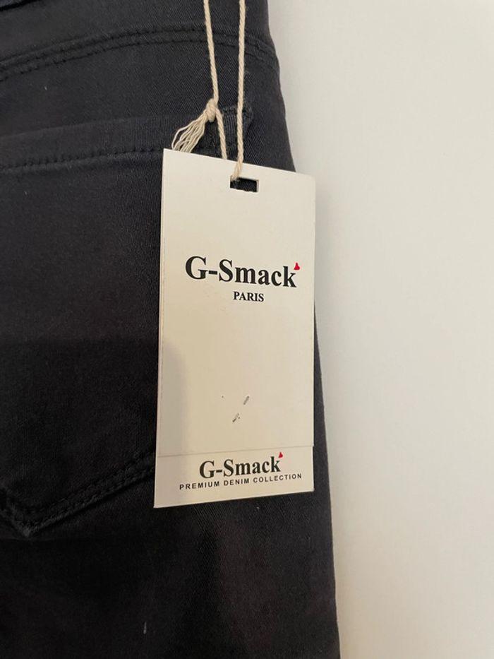 Pantalon gris taille haute coupe skinny neuf G-Smack taille 38 - photo numéro 8