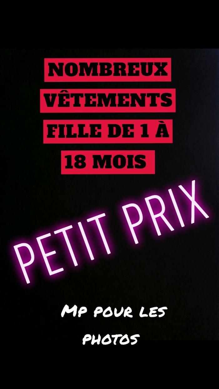 Vêtements fille 1 à 18 mois