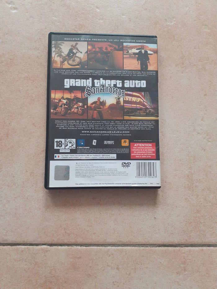 Grand theft auto san Andreas ps2 - photo numéro 2