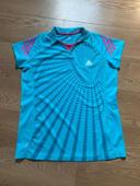 T-shirt Adidas bleu et rose en