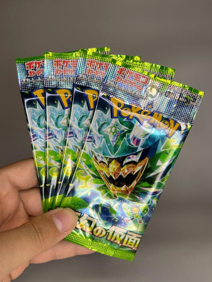 4 Boosters SV6 (20 cartes Pokémon, version japonaise) - Écarlate & Violet - Mask of Change - photo numéro 1