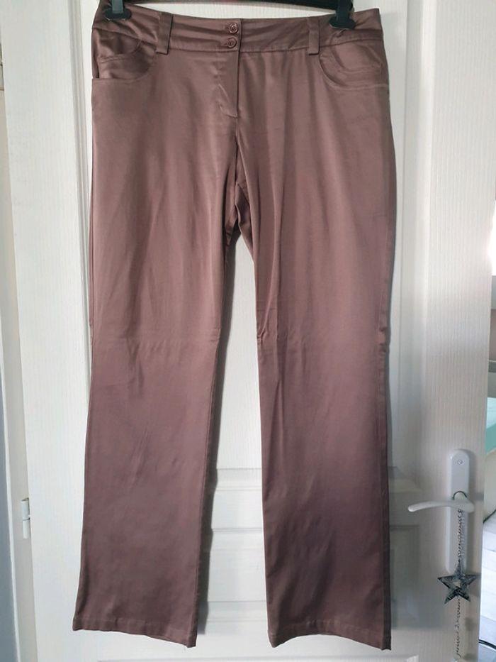 Pantalon taupe la city - photo numéro 1