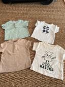 Lot de 4 tee-shirts été 9 mois