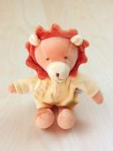 Doudou lion orange jaune Les Loustics 30 cm Moulin Roty