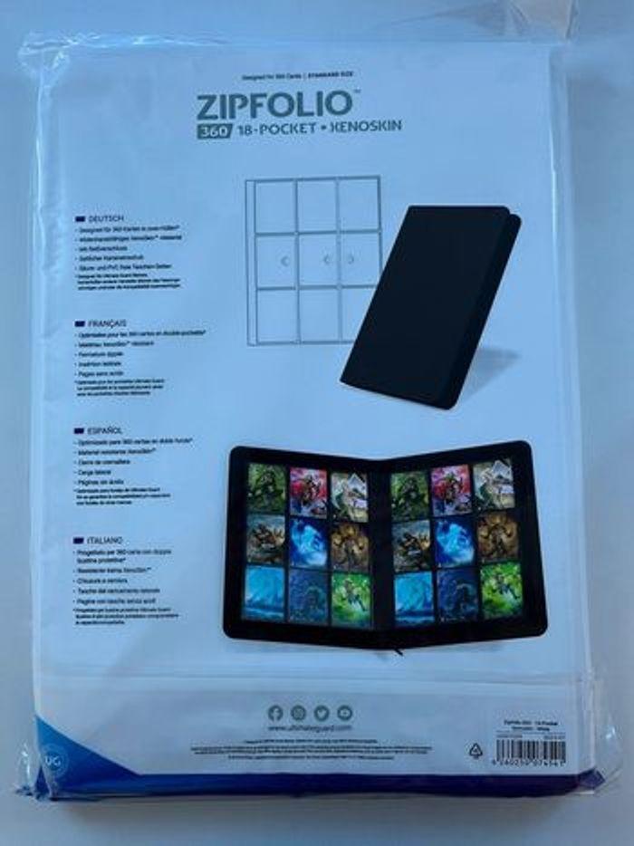 Binder blanc 360 cartes xenoskin zipfolio Ultimate Guard - photo numéro 2