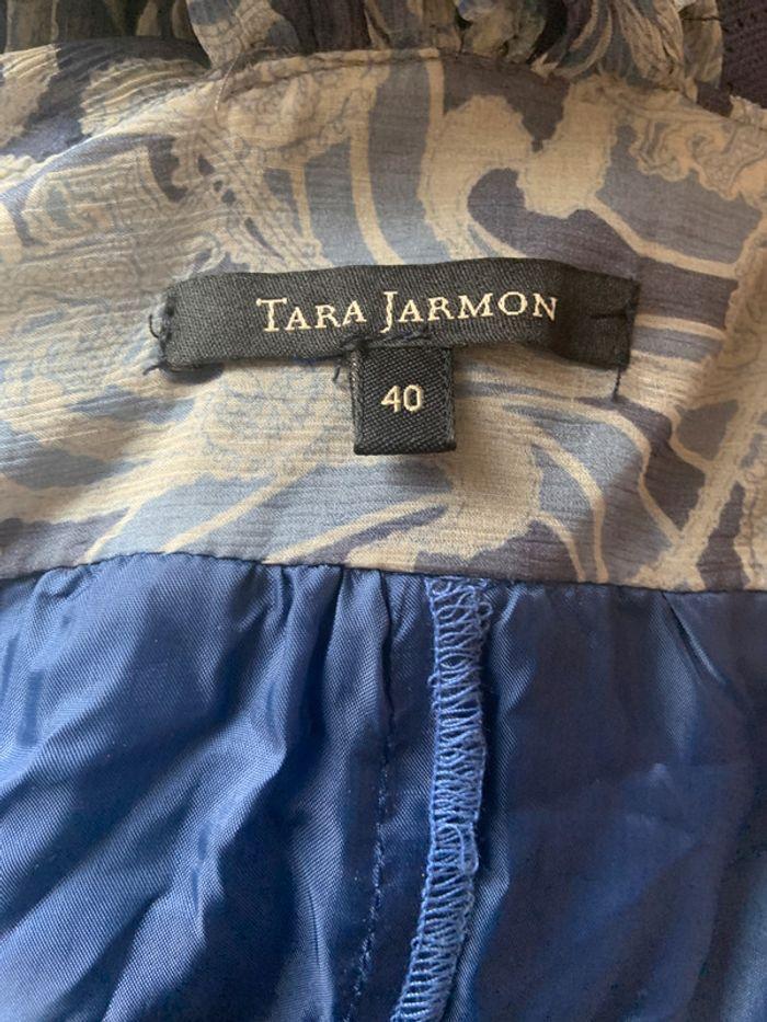 Robe longue bleue Tara Jarmon taille 40 - photo numéro 3