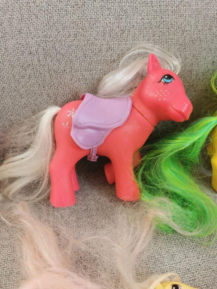 Lot de 6 mon petit poney my little pony vintage Hasbro 82 85 86 87 - photo numéro 4