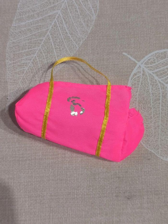 Barbie Mattel année 90 vintage sac de sport rose - photo numéro 3