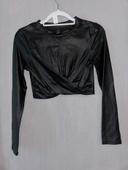 Blouse simili cuir