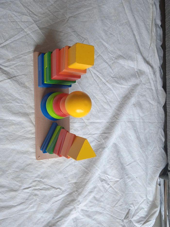 Jouets de construction en bois bébé - photo numéro 2