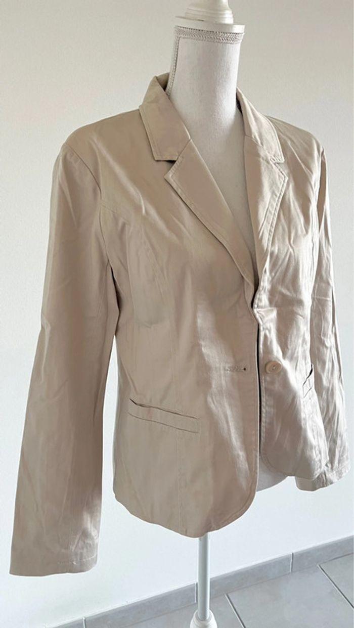 Blazer beige Mim - photo numéro 4