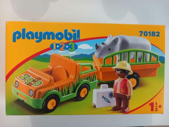 PLAYMOBIL vétérinaire et rhinocéros  n.70182 - photo numéro 1