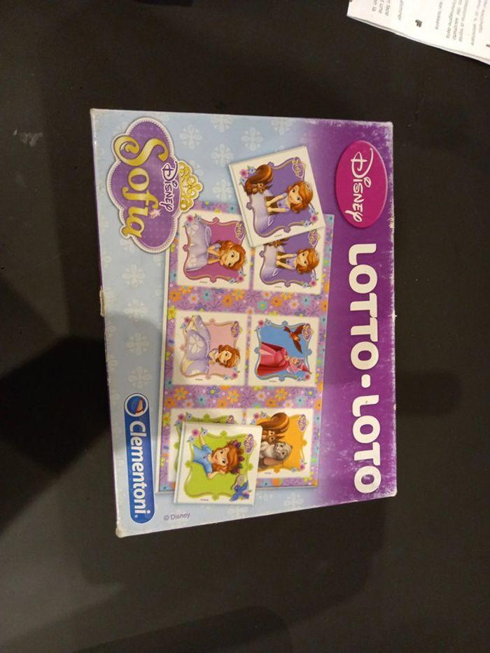 Jeu loto princesse Sofia clémentoni complet - photo numéro 1