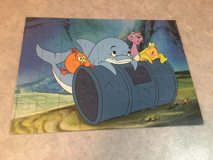 puzzle du dauphin flipper et ses amis pour enfants - photo numéro 2