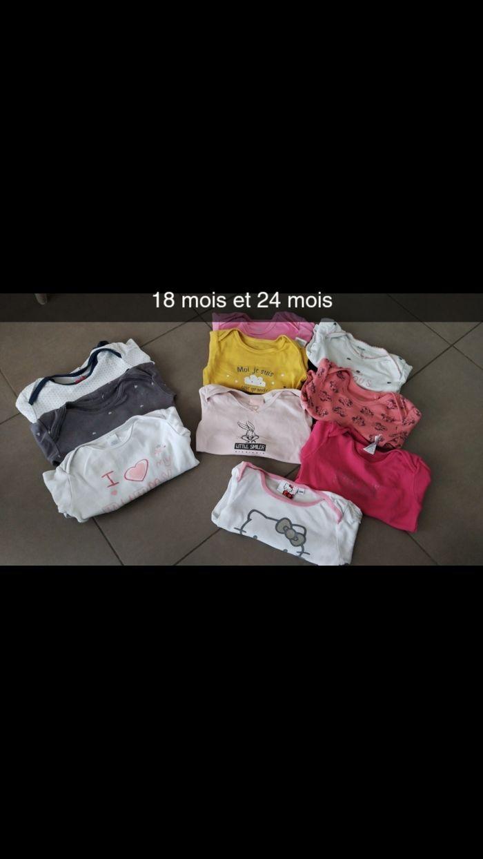 Lot de 10 bodies manches longues