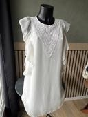 Robe femme blanche kiabi taille M