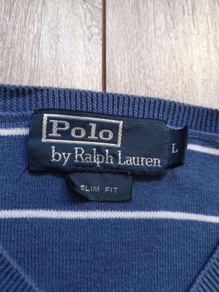 Pull col V Ralph Lauren taille - photo numéro 4