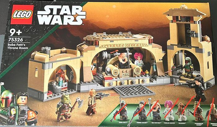 Lego Star Wars Boba Fett's Throne Room 75326