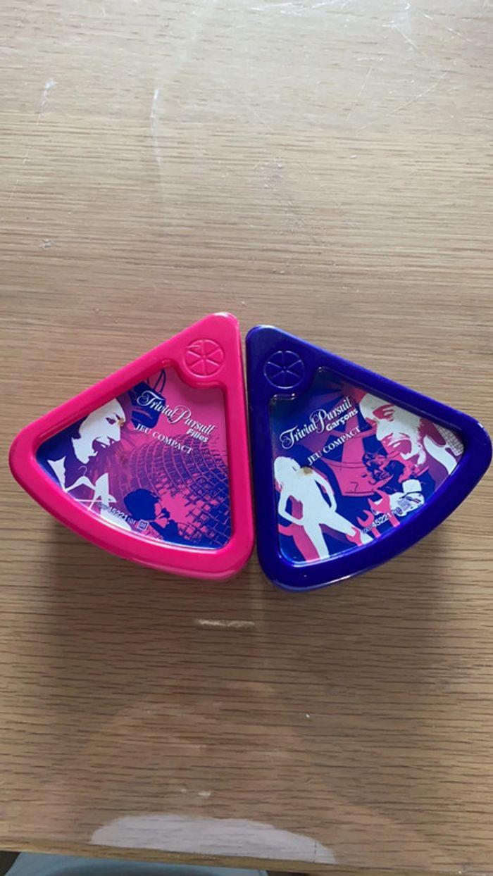 2 Jeux Compacts Trivial Pursuit Filles Garçons - photo numéro 1