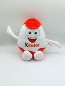 Peluche doudou œuf KINDER FERRERO Kinderino et sa casquette environ 34 cm