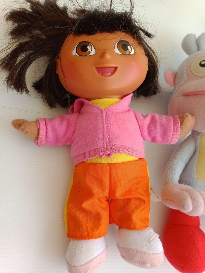 peluche dora l'exploratrice et babouche parlantes - photo numéro 2