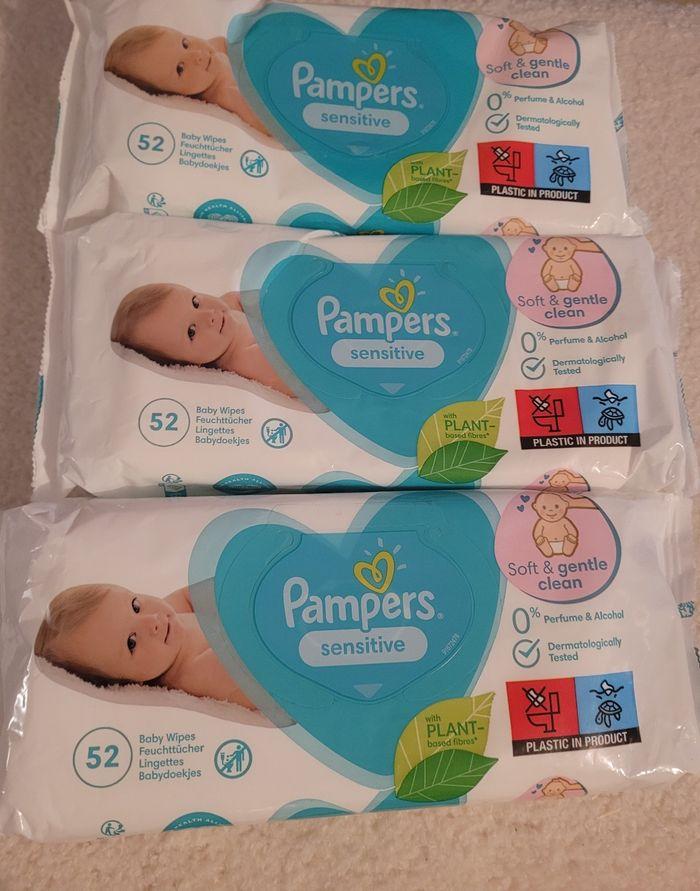 Lot de 3 paquets de lingettes