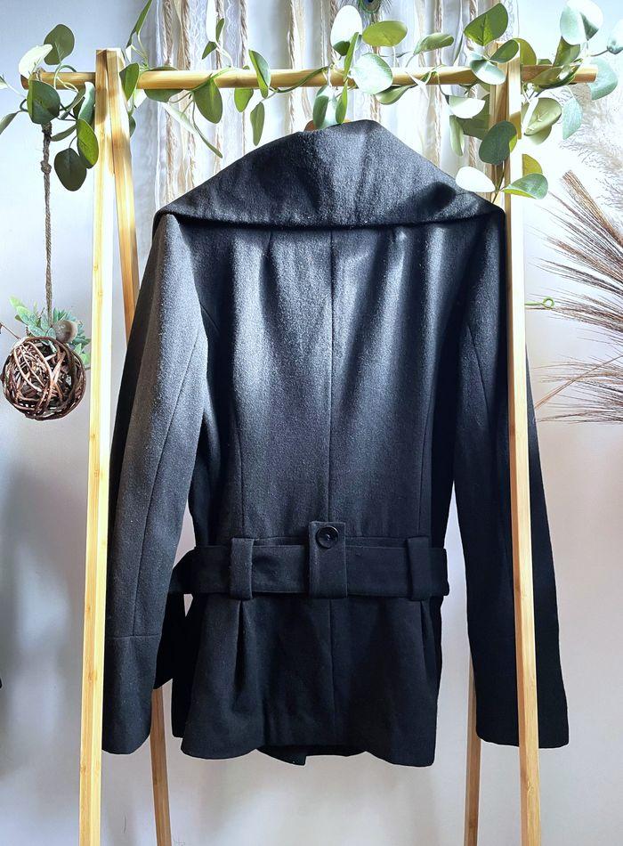 Manteau noir STRADIVARIUS M/38 - photo numéro 3