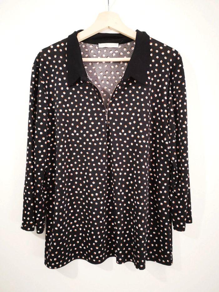 Blouse a pois - photo numéro 1