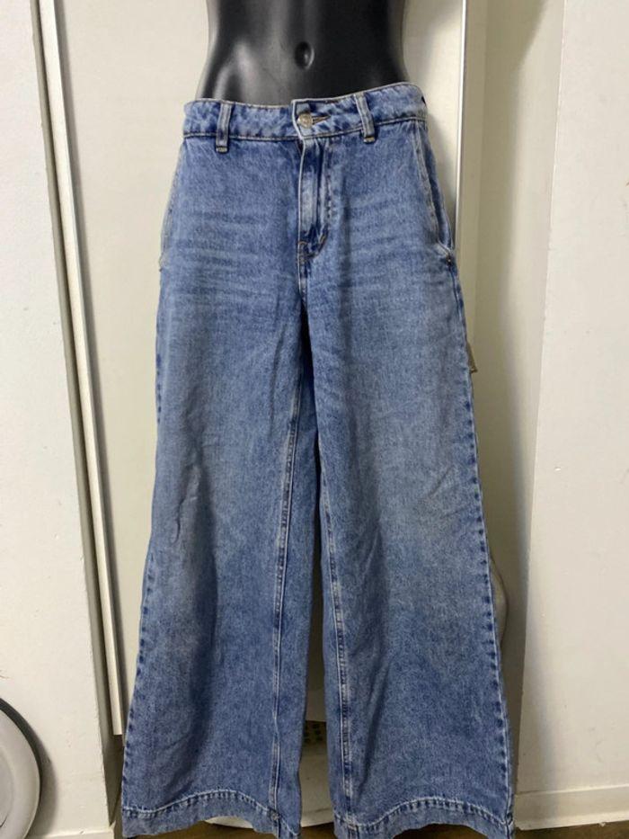 Pantalon jean à jambes larges/ baggy Taille XS - photo numéro 2