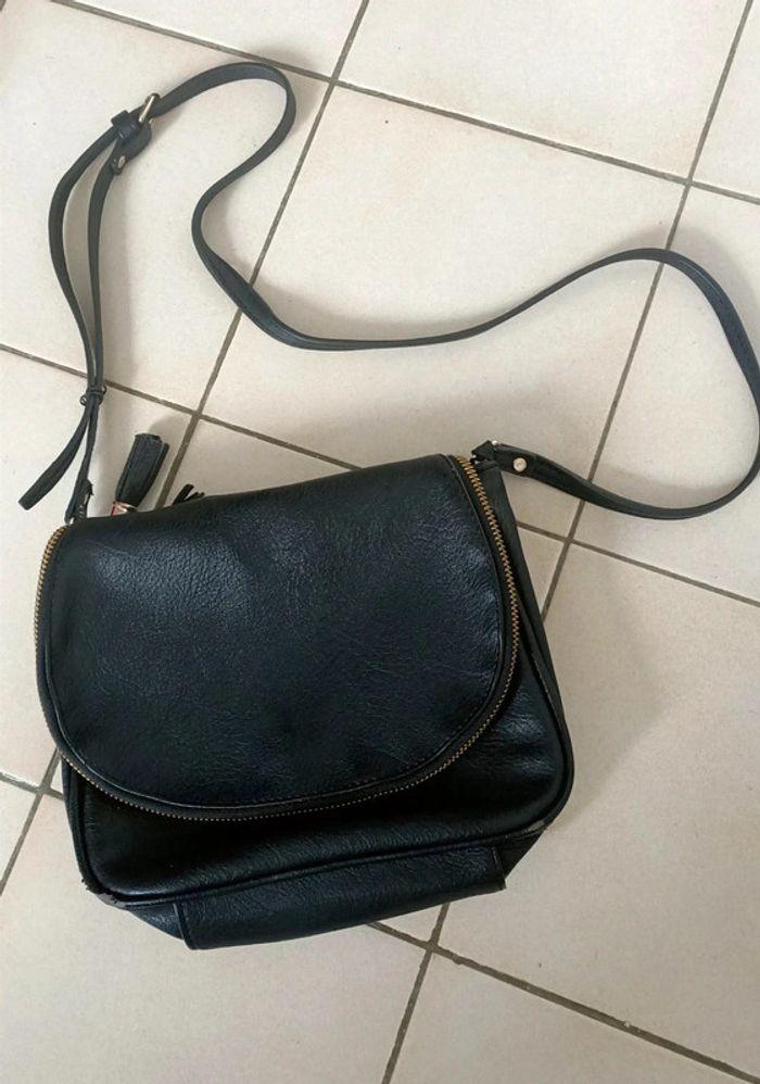 Sac bandoulière noir femme - photo numéro 1