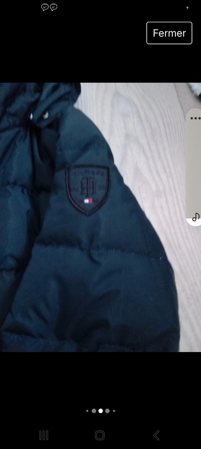 Parka tommy hifinger noir femme taille L - photo numéro 7