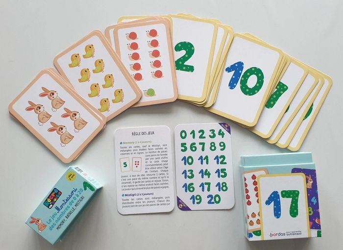 Jeu cartes Montessori - photo numéro 3